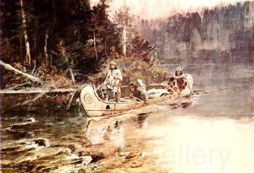 Charles M Russell On the Flathead